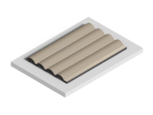 LV140 BR432 Декоративная панель HIWOOD 120 × 12 × 2700 мм