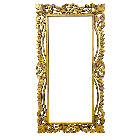 203767 зеркало Флоренция 80х150 см inside 50х120 см Gold Antic