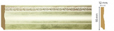 153-937 Плинтус напольный DECOMASTER 153-937 (95*12*2400мм) дюрополимер