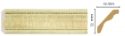 172-5 Плинтус потолочный DECOMASTER 172-5 (71*71*2400мм) дюрополимер