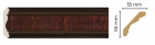 173-2 Плинтус потолочный DECOMASTER 173-2 (57*57*2400мм) дюрополимер