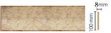 B10-553 Декоративная панель DECOMASTER B10-553 (100*9*2400мм) дюрополимер