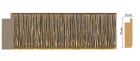 108-17 Молдинг DECOMASTER 108-17 (70*10*2400мм) дюрополимер