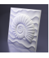 3D Дизайнерская панель из гипса UNDERWATER, 500Х500мм, 0,25 кв.м Artpole