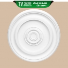 DM-0406 Розетка потолочная DECOMASTER DM-0406 (d нар. 600, h=60мм) полиуретан DM-0406 Розетка потолочная DECOMASTER DM-0406 (d нар. 600, h=60мм) полиуретан