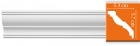 DP 350 Плинтус потолочный гладкий DECOMASTER DP350 (57*53*2400мм) полиуретан