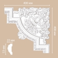 DP 8053 A Угол DECOMASTER DP8053A (400*400*30мм) полиуретан