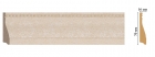 193-19D Плинтус напольный Decomaster 193-19D (70*16*2400)