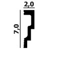 P106 (70x20x2000mm) Молдинг дюрополимер