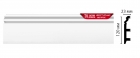 D233 Плинтус напольный DECOMASTER D233 ШК\8 (120*23*2000 мм)
