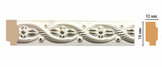 158-8D ДМ Молдинг с рисунком DECOMASTER 158-8DДМ (18*10*2400мм) дюрополимер