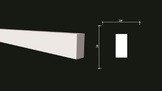 DD610/Молдинг (20х10x2000мм)/120 дюрополимер