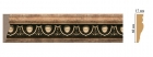161D-57 Молдинг DECOMASTER 161D-57 (60*17*2400мм) дюрополимер