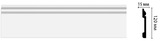 D004 ДМ Плинтус напольный DECOMASTER D004ДМ (120*15*2000мм) дюрополимер