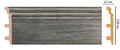 D233-87 Плинтус напольный DECOMASTER D233-87 ШК/8 (120*23*2400мм) дюрополимер