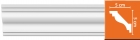 DP 205 Плинтус потолочный гладкий DECOMASTER DP205 (50*50*2400мм) полиуретан