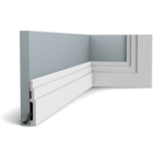 SX180F плинтус гибкий под покраску Дюрополимер (200x12x1,6) ORAC