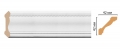 180-16 Плинтус потолочный DECOMASTER 180-16 (42*42*2400мм) дюрополимер