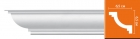 96673 Плинтус потолочный гладкий DECOMASTER 96673 (65*66*2400мм) полиуретан