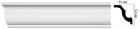 D108ДМ Плинтус потолочный DECOMASTER D108ДМ (55*52*2000мм)