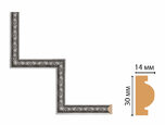 157-1-55 Декоративный угловой элемент DECOMASTER 157-1-55 (300*300мм) дюрополимер