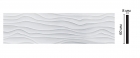 D043 Молдинг DECOMASTER D043 (60*8*2000мм) дюрополимер