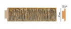 *110-17 Молдинг DECOMASTER 110-17 (30*10*2400мм) дюрополимер