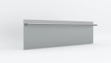Скрытый плинтус LACONISTIQ STRONG "усиленный", под подсветку, алюминиевый без покрытия (80х13,1х3000