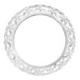207426. зеркало Фелиция 70х70 см inside 50х50 см White Silver