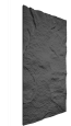 Rk005-3/1,2 СКАЛА cтеновая панель ПУ, цв. тёмно- серый (600*30*1200 мм)/16