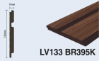  LV133 BR395K Панель стеновая  (120мм х 12мм х 2.7м) полосы рейки дюрополимер HIWOOD