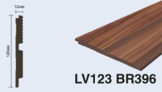 LV123 BR396 Панель стеновая  (120мм х 12мм х 2.7м) полосы рейки дюрополимер HIWOOD