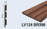  LV124 BR396 Панель стеновая  (120мм х 12мм х 2.7м) полосы рейки дюрополимер HIWOOD