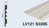  LV121 S339S  Панель стеновая  (120мм х 12мм х 2.7м) полосы рейки дюрополимер HIWOOD