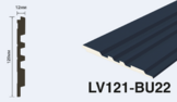  LV121 BU22 Панель стеновая  (120мм х 12мм х 2.7м) полосы рейки дюрополимер HIWOOD