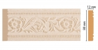 150-18D Молдинг DECOMASTER 150-18D (80*12*2400мм) дюрополимер