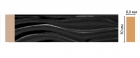 D044-195 Молдинг DECOMASTER D044-195 (30*8*2400мм) дюрополимер